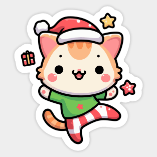 Gato celebrando Sticker